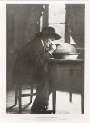 Jean-Henri Fabre (1823-1915) observerer insekter, fra Souvenirs Entomologiques, udgivet i 1924